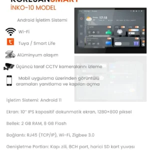 İNKO-10 Model Tuya Akıllı Kontrol Paneli